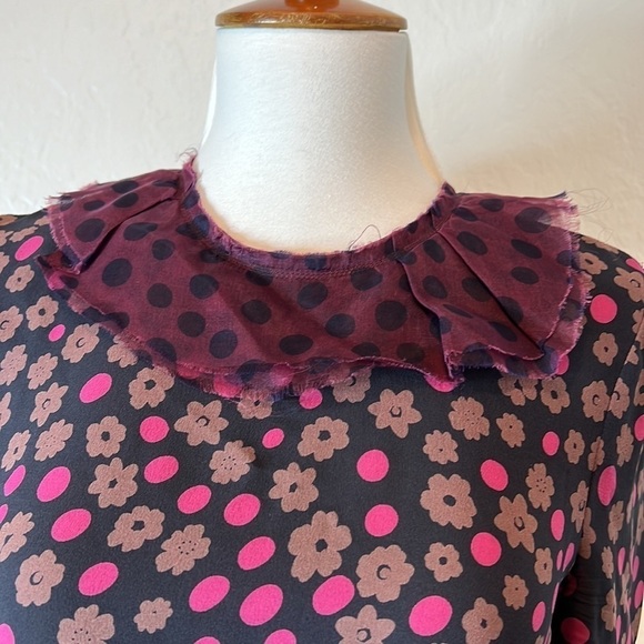 Nina Ricci Blouse with Frayed Collar RTM - Picture 10 of 10